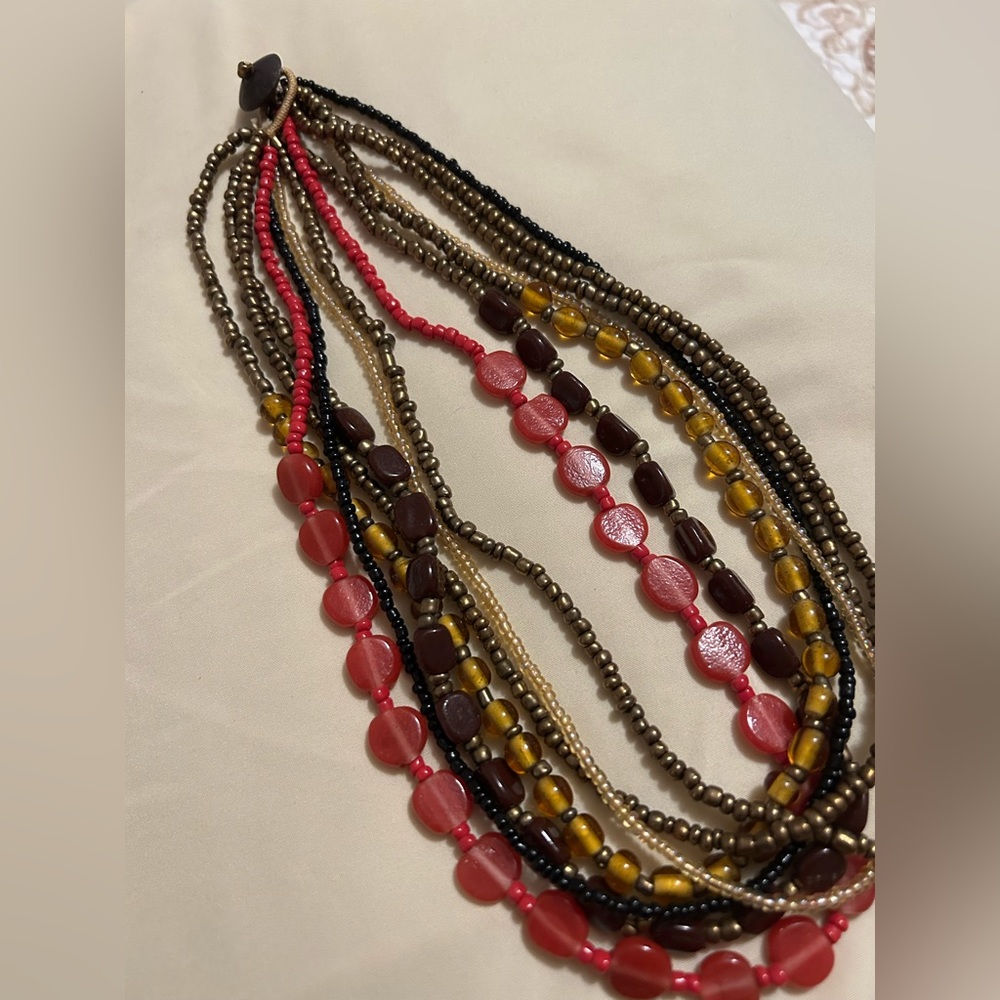 Multi loop necklace